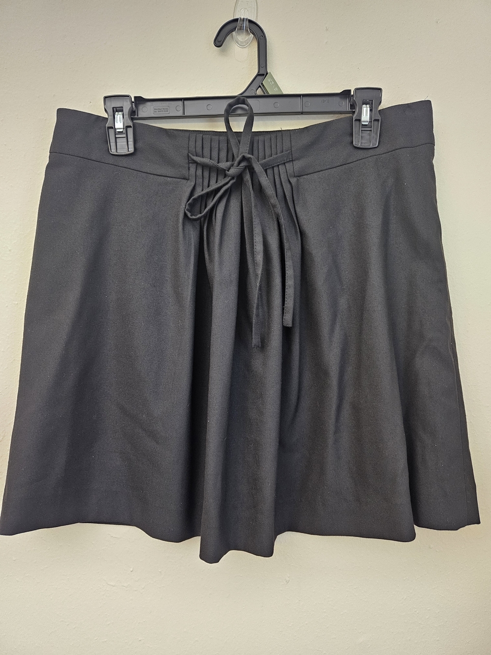 GAP Black A-Line Skirt with Front Tie